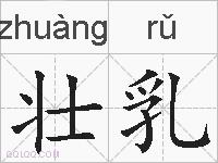壮乳的拼音