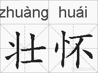 壮怀的拼音