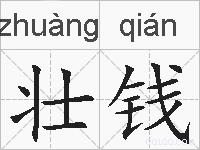 壮钱的拼音