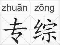 专综的拼音