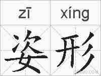 姿形的拼音