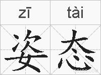姿态的拼音