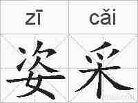 姿采的拼音