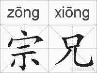 宗兄的拼音